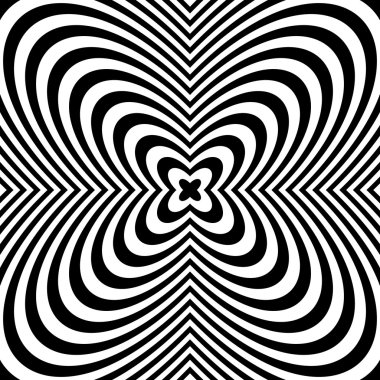 Soyut patlama Radyal desen