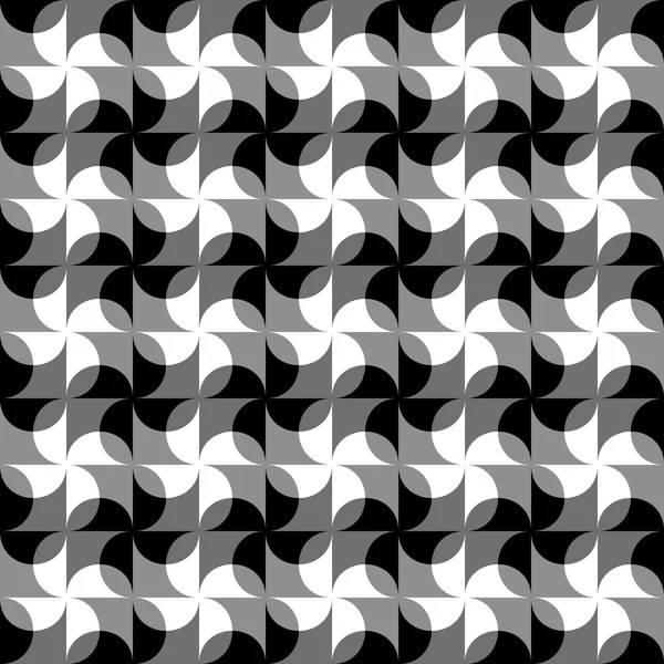 Modèle monochrome abstrait — Image vectorielle