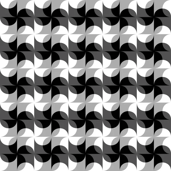 Patrón monocromo abstracto — Archivo Imágenes Vectoriales