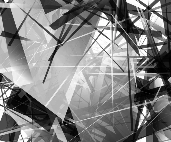 Abstracte zwart-wit patroon — Stockvector