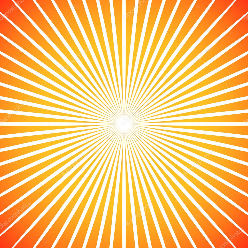 Colorful sunburst background.