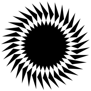 Dairesel soyut dönen şekli