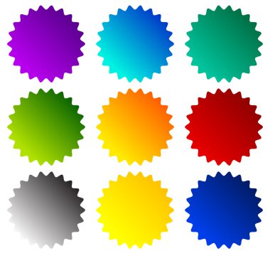 fiyat flash şekiller kümesi.