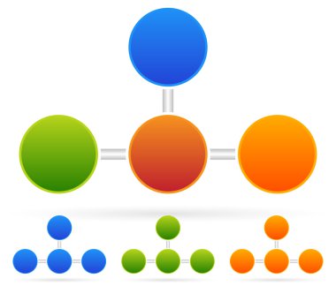 Topoloji, yapısı, site haritası Icons set