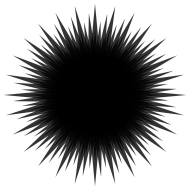 soyut dikenli şekli, öğe.