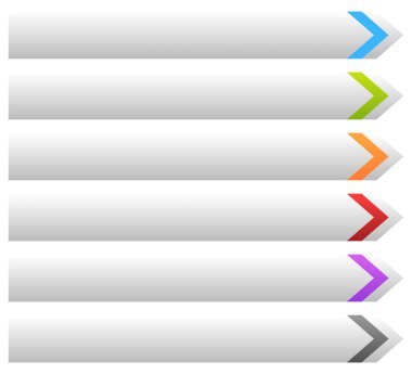 düğme arka planını okları seti ile