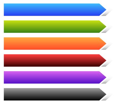 düğme arka planını okları seti ile