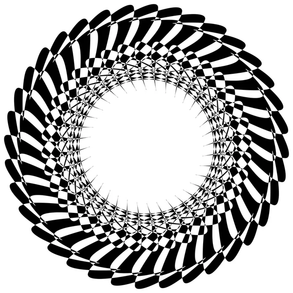 Абстрактный спиральный, спиральный элемент — стоковый вектор