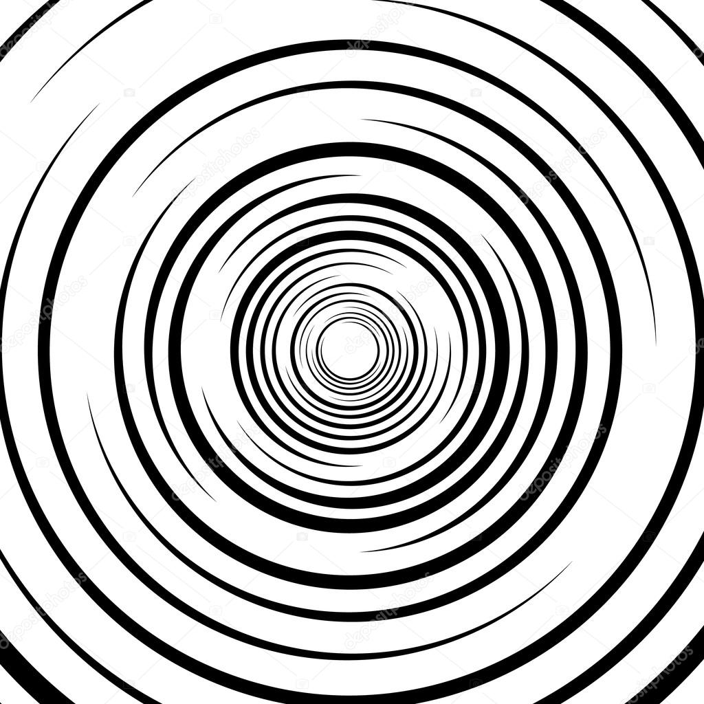 Abstract circular, spiral