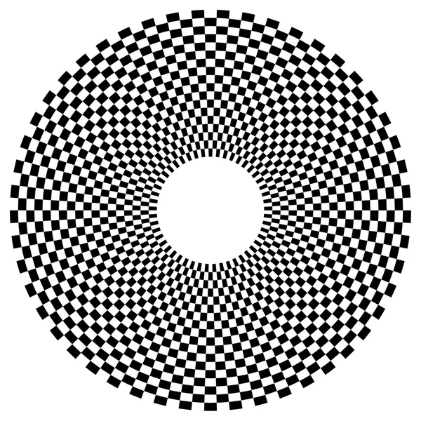 Élément circulaire radial abstrait — Image vectorielle