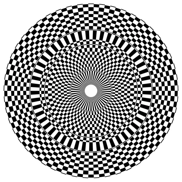 Elemento circular radial abstracto — Archivo Imágenes Vectoriales