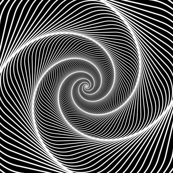 Abstrato espiral monocromático fundo . — Vetor de Stock