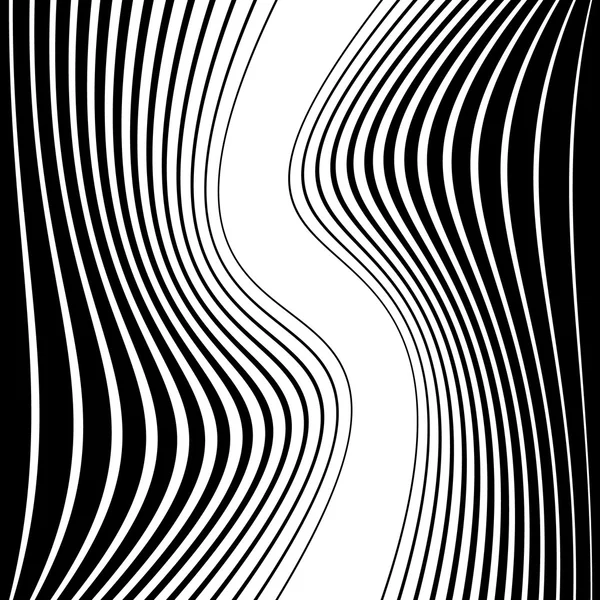 Wavy vertical lines abstract background. — Stock Vector