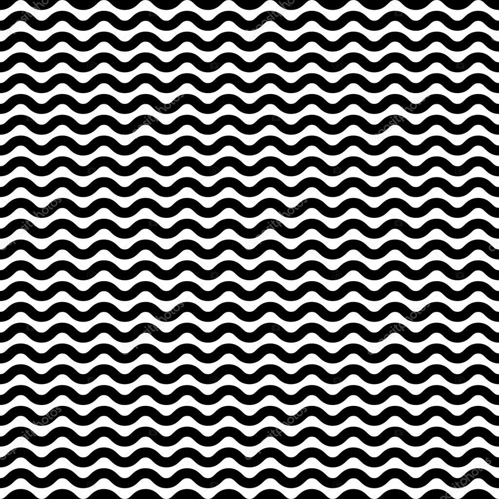 Wavy lines seamless pattern.