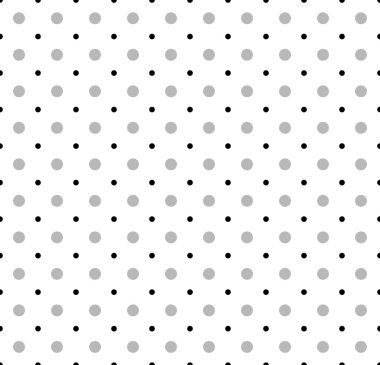 siyah beyaz puantiyeli desen