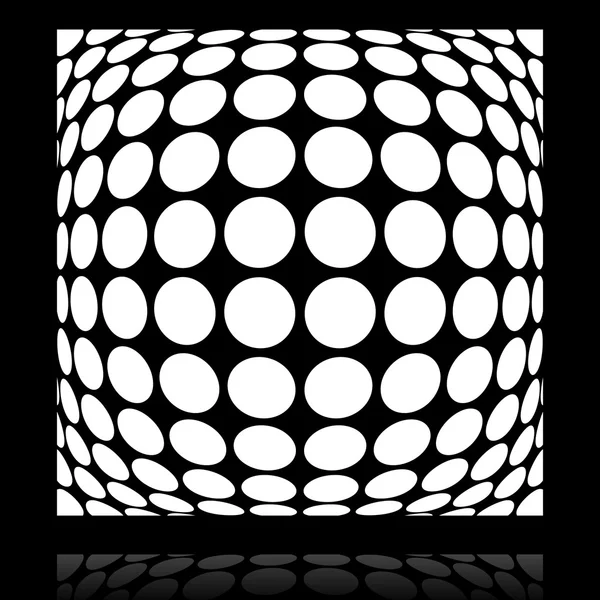 ตารางของวงกลมรูปแบบนามธรรม — ภาพเวกเตอร์สต็อก
