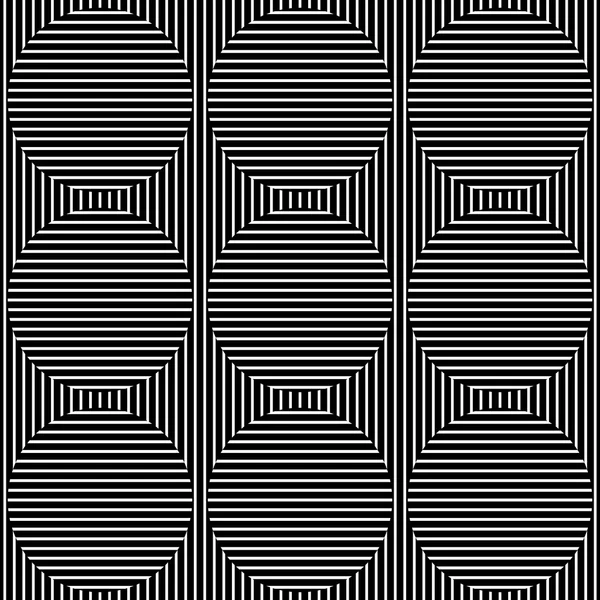Abstract monochrome lines pattern — Stock Vector