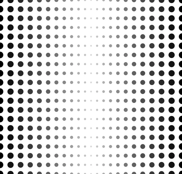 Polka dot sort og hvidt mønster – Stock-vektor
