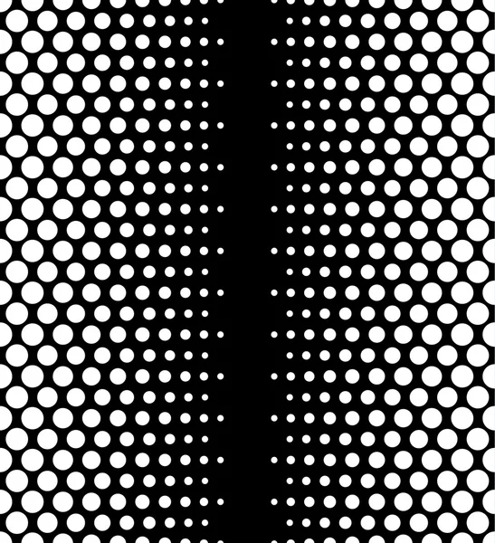 Polka dot padrão preto e branco —  Vetores de Stock