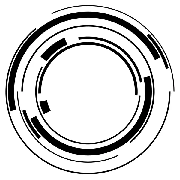 Geometric circle shape — Stock Vector