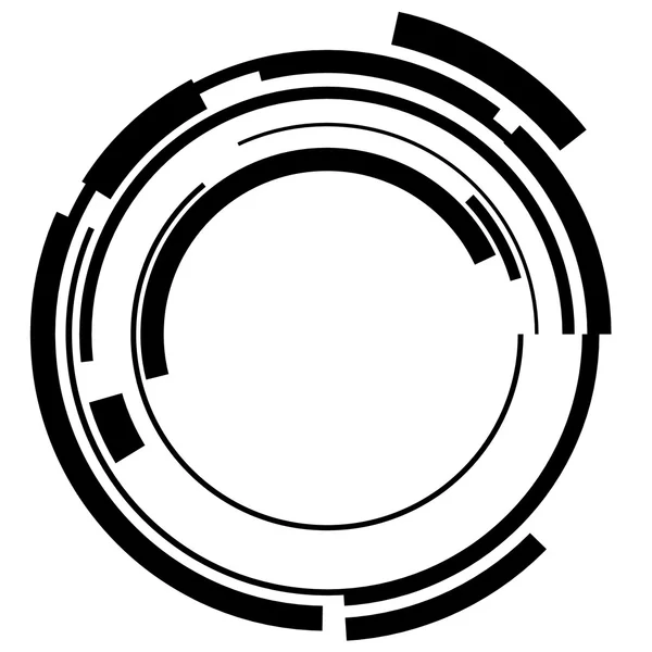 Forma de círculo geométrico — Archivo Imágenes Vectoriales