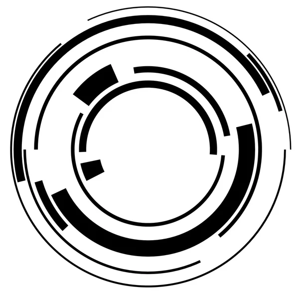 Forma geometrica del cerchio — Vettoriale Stock