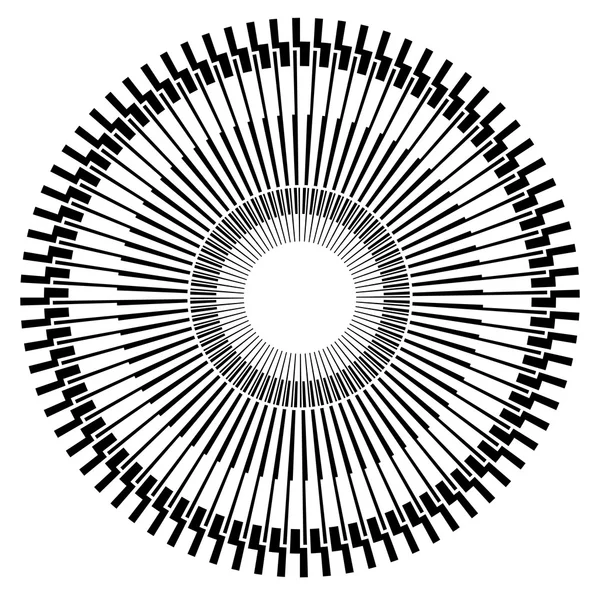 Élément abstrait du cercle — Image vectorielle