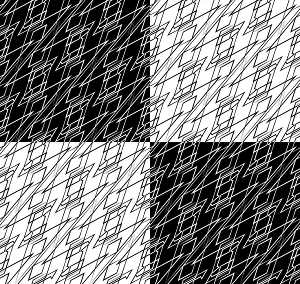 Abstracte naadloze geometrische achtergrond — Stockvector