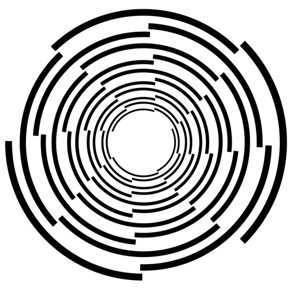 Elemento astratto a spirale — Vettoriale Stock