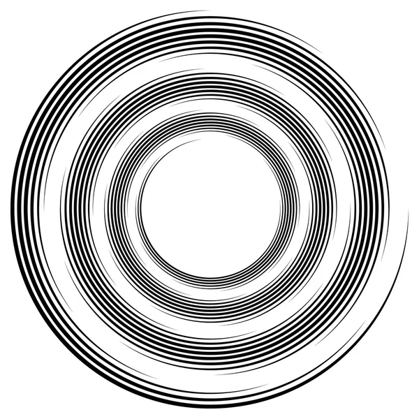 Elemento espiral abstracto — Archivo Imágenes Vectoriales