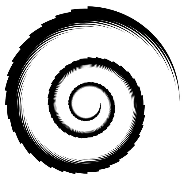 Elemento astratto a spirale — Vettoriale Stock