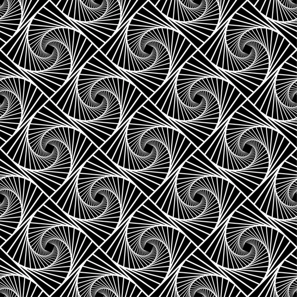 Espiral azulejos patrón abstracto — Vector de stock