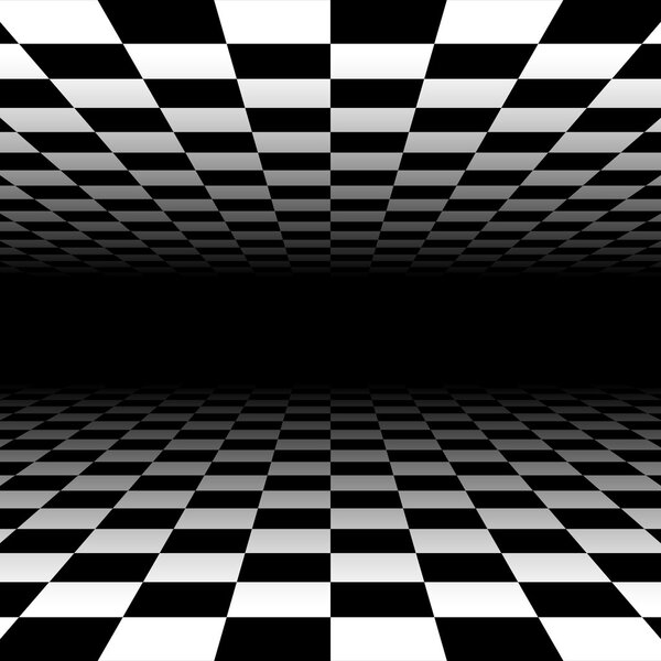 Abstract checkered pattern