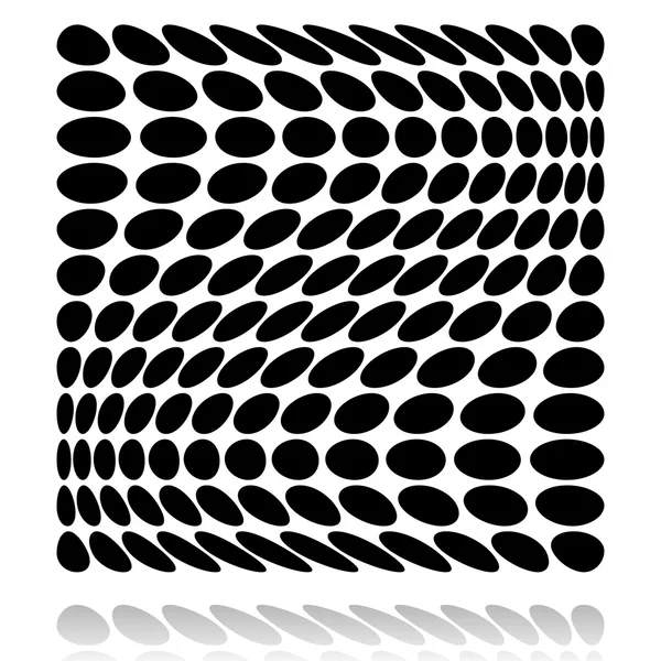 Rutnät av cirklar abstrakt bakgrund — Stock vektor