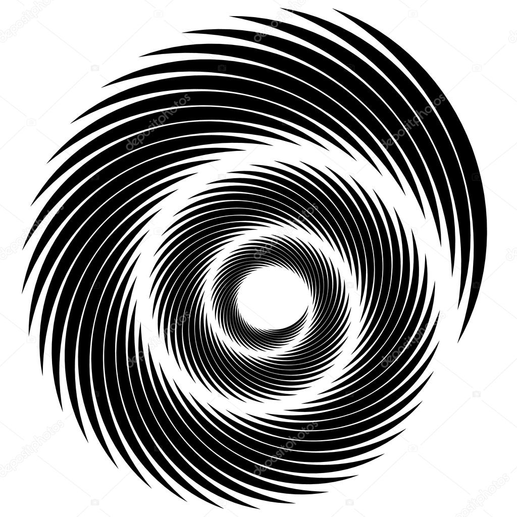 Abstract spiral element