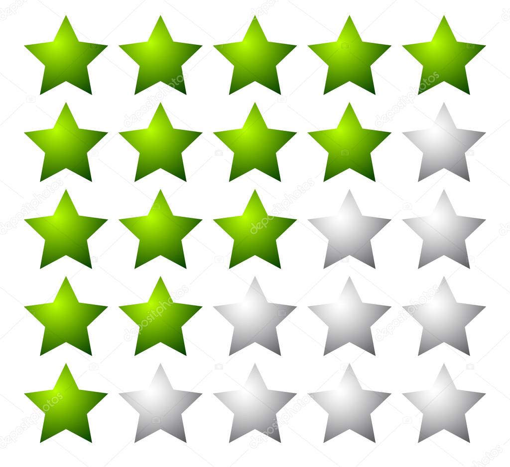 5 stars rating elements