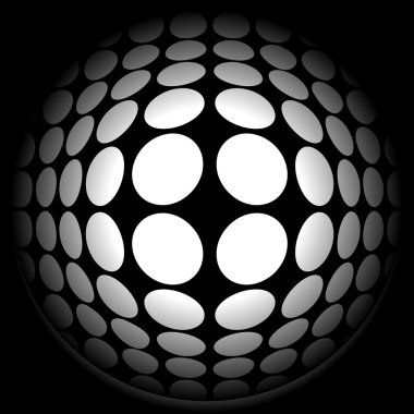 soyut daireler tek renkli desen