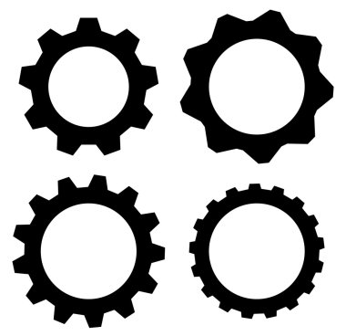 Gearwheel, karikatür, dişli şekilleri