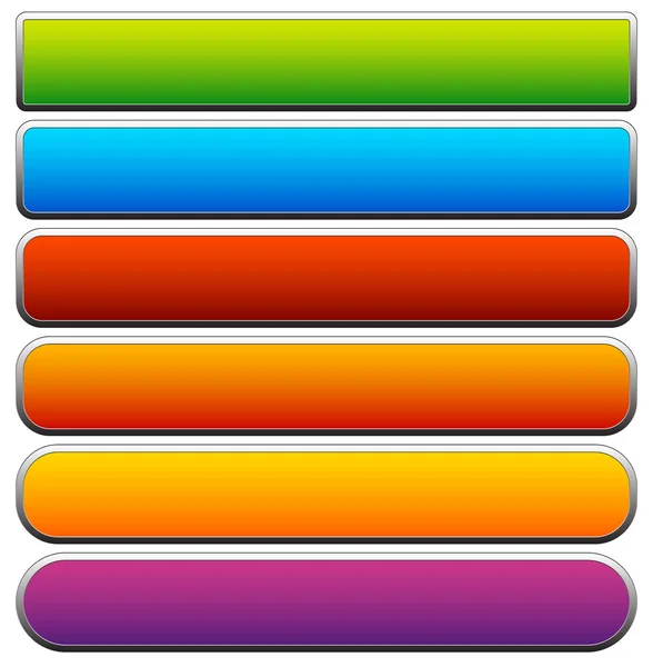 Conjunto de botones de colores fondos — Vector de stock