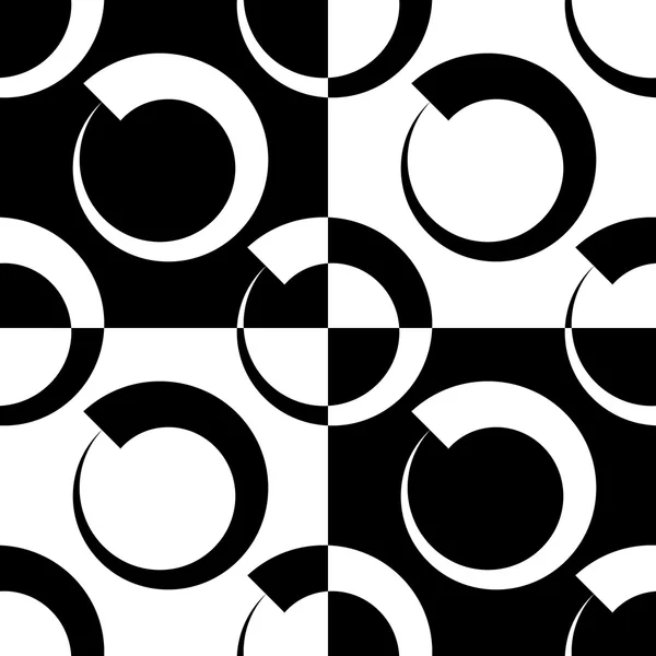 Circles abstract geometric pattern — Stock Vector