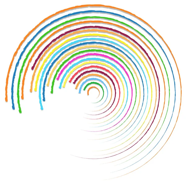 Abstracte element met kleurrijke cirkels — Stockvector