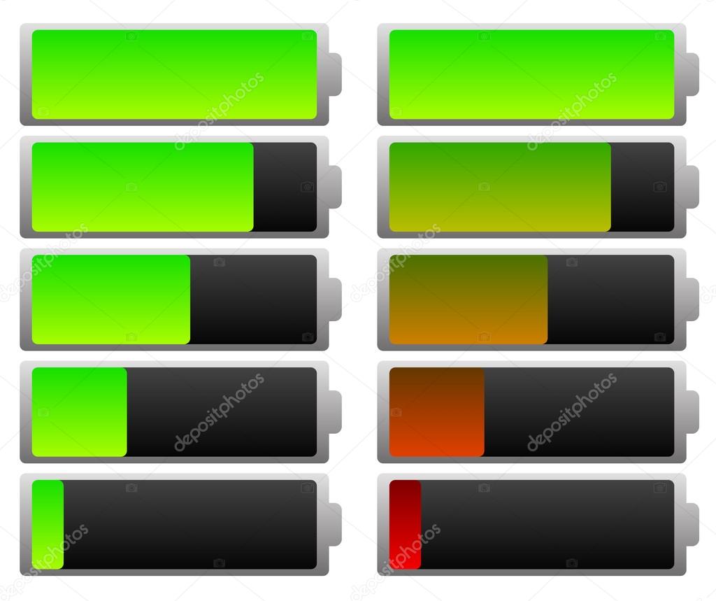 battery level indicator set