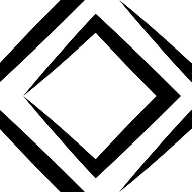 soyut geometrik kareler desen