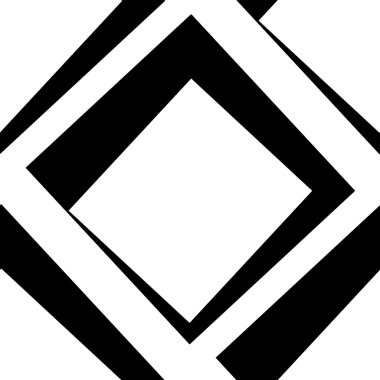 soyut geometrik kareler desen