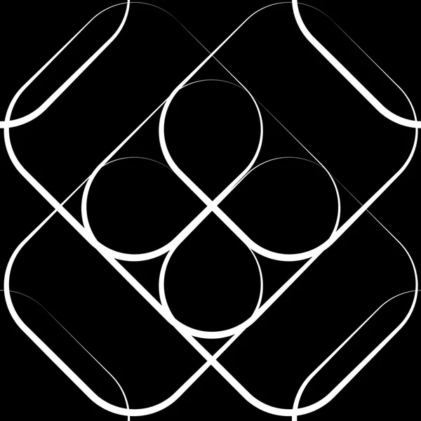 Abstrakte geometrische Quadrate — Stockvektor