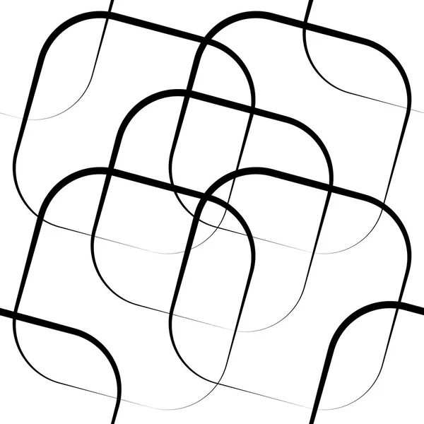 Abstrakte geometrische Quadrate — Stockvektor