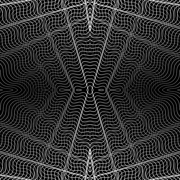 Геометрический узор с пересекающимся лином — стоковый вектор