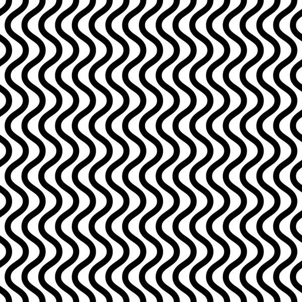 Lignes verticales ondulées en zigzag de façon parallèle . — Image vectorielle