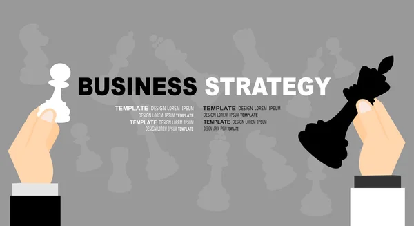Концепции бизнес-стратегии — стоковый вектор