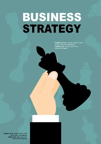 Concepten voor bedrijfsstrategie — Stockvector